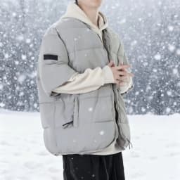 Fashionable Short Sleeve Loose Fit Casual Men's Cotton Jacket Autumn Winter Warm Stylish Half Sleeve Cotton Coat Outerwear