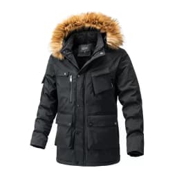 Winter new fashion trendy American outdoor sports windproof thickened warm cotton jacket men's casual loose plus size coat
