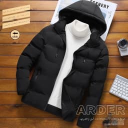 Men's Thickened down Cotton Jacket Winter Casual Hooded Coat Youth Fashionable Versatile Top Quality Silk Fiber Filled Slim Fit