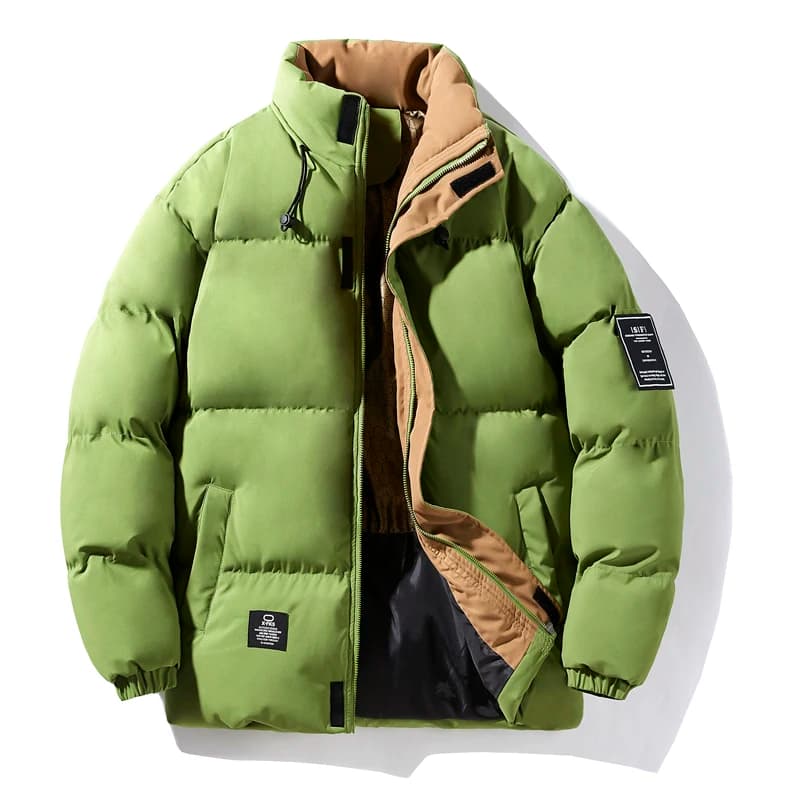 Winter Trend New Style Parkas for Men Casual All-match Thicken Cotton Jackets Stand Collar Comfortable Outerwear Fashion Warm