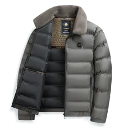 Fur Collar Parkas Men Winter Thicken Casual Outwear Parka Jacket Men's Slim Outwear Waterproof Warm Outwear Padded Puffer Coat