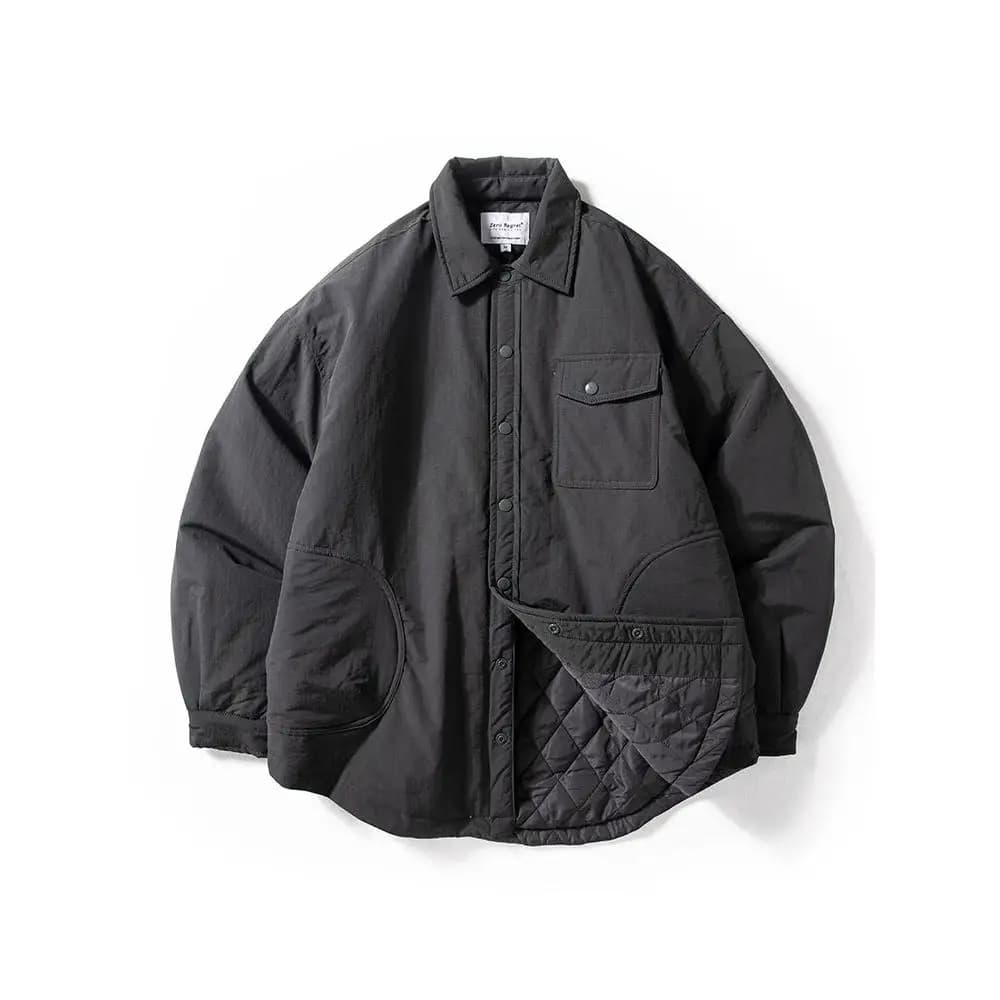Men's Cotton Jacket Quilted Cotton Outerwear Casual Windproof Waterproof Loose Fit Warm Collar Coat Polyester Fiber Fill