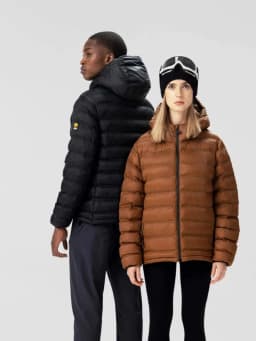 Casual Hooded Cotton Jacket Men's Women's Outdoor Lightweight Windproof Warm Leisure Coat Capsule Series Standard Fit Polyest...