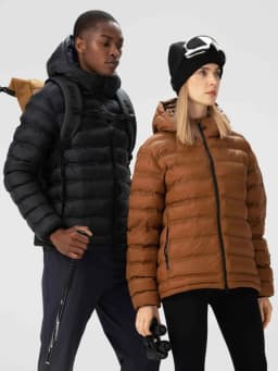Casual Hooded Cotton Jacket Men's Women's Outdoor Lightweight Windproof Warm Leisure Coat Capsule Series Standard Fit Polyest...
