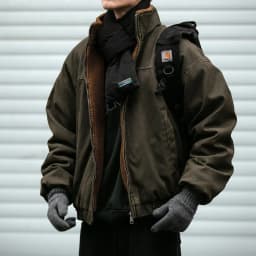 Autumn Winter New Style Pure Color American Retro Trendy Workwear Collared Men's Casual Handsome Fashionable Versatile Jacket