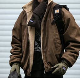 Autumn Winter New Style Pure Color American Retro Trendy Workwear Collared Men's Casual Handsome Fashionable Versatile Jacket