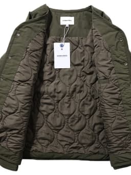Loose Fit Men's Cotton Jacket Outdoor V-Neck Layering Warmth Poly Fiber Standard Size Casual Style Thickened Autumn Winter Coat