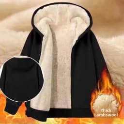 Loose Fit Men's Cotton Jacket Outdoor V-Neck Layering Warmth Poly Fiber Standard Size Casual Style Thickened Autumn Winter Coat