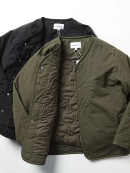 Loose Fit Men's Cotton Jacket Outdoor V-Neck Layering Warmth Poly Fiber Standard Size Casual Style Thickened Autumn Winter Coat