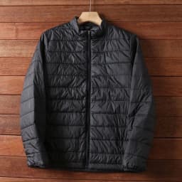 Self-Heating Thermal Inner Lightweight Windproof Warm Stitching Stand Collar Cotton Jacket Men's Autumn Winter Clothing