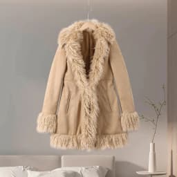 Casual Faux Fur Coats Women Street Full Sleeve Long Loose Patchwork Open Stitch Coat Female 2025 Fashion Winter Lady Outwears