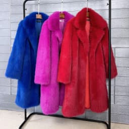 2025 Streetwear Fur Coat Women's Long Overcoat Autumn Winter Hooded Faux Toka Fur Outerwear Lady Turndown Collar Thicken Jackets