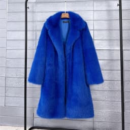 2025 Streetwear Fur Coat Women's Long Overcoat Autumn Winter Hooded Faux Toka Fur Outerwear Lady Turndown Collar Thicken Jackets