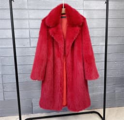 2025 Streetwear Fur Coat Women's Long Overcoat Autumn Winter Hooded Faux Toka Fur Outerwear Lady Turndown Collar Thicken Jackets