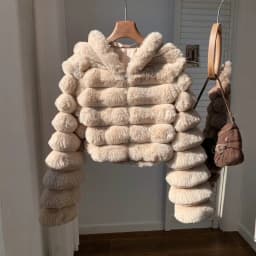 Women Faux Fur Short Coats Jackets Hooded Coat Thick Warm Y2k Streetwear Jacket Elegant Work Outerwear Autumn Winter 2026