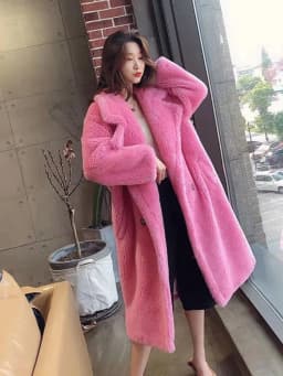 Bella Philosophy Women Winter Faux Fur Warm Long Coat Long Sleeve Female Thick Teddy Bear Coat Casual Loose Oversize Outwears