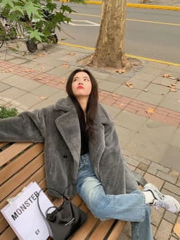 Bella Philosophy Women Winter Faux Fur Warm Long Coat Long Sleeve Female Thick Teddy Bear Coat Casual Loose Oversize Outwears