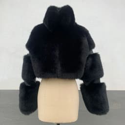 DEAT 2025 Autumn Winter New Women's Short Faux Fur Coat High Quality Solid Color Versatile Overcoat Female Trendy 11A06807