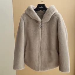 Women's Short Hooded Faux Mink Fur Coat 2026 Winter Thick Warm Zipper Plush Jackets Female High Quality Solid Thermal Outerwear