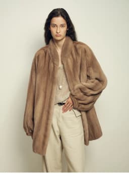 Lautaro Autumn Winter Thick Warm Faux Mink Fur Coat Women Stand Collar Luxury High Quality Elegant Chic Fluffy Overcoat 2026