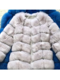 ZADORIN Europe Fashion 90cm Long Trench Coats Faux Fox Fur Coat Women Luxury Fur Splicing Warm Fluffy Fur Jacket Winter Overcoat