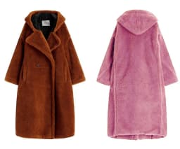 Women Lamb Wool Coats Faux Fur Hooded Long Maxi Coat Turn Down Collar Work Open Stitch Elegant Warm Thick Autumn Winter
