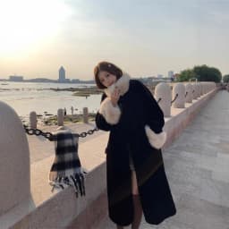 Women Faux Fur Long Coats Jackets Turn Down Collar Coat Thick Warm Y2k Streetwear Jacket Elegant Work Outerwear Autumn Winter