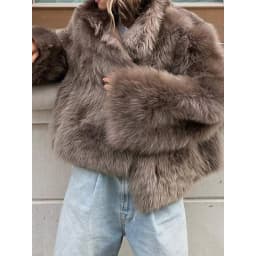 Winter Fur Coat Women New Retro Brand Fashion Trends Slim Casual Imitation Fur Senior Short Soft Eco Plush Eye-catching Warm
