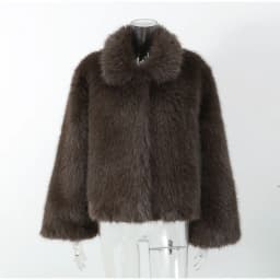 Winter Fur Coat Women New Retro Brand Fashion Trends Slim Casual Imitation Fur Senior Short Soft Eco Plush Eye-catching Warm