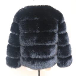HJQJLJLS 2022 New Fashion Faux Fur Coat for Women Black Fluffy Soft Furry Jacket Female High Imitation Fox Fur Outerwear LJLS139