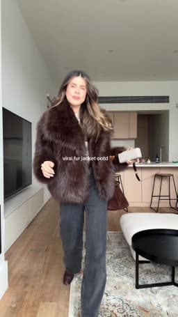 Vintage Fur Jacket Coat Women Autumn Winter Warm Casual Loose Coat Trendy Faux Fur Lapel Coat 2026 Fashion Elegant Ladies Coat