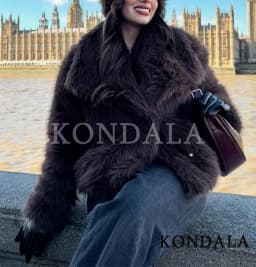 Vintage Fur Jacket Coat Women Autumn Winter Warm Casual Loose Coat Trendy Faux Fur Lapel Coat 2026 Fashion Elegant Ladies Coat