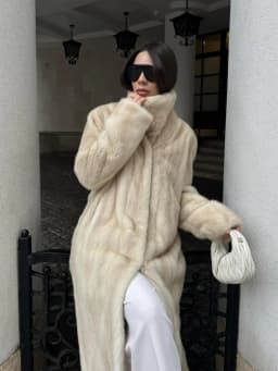 Women Color Block Faux Fur Long Coat Broad Shoulder Open Front Plush Jacket Two‑tone Luxury Winter Warm Streetwear Outerwear New