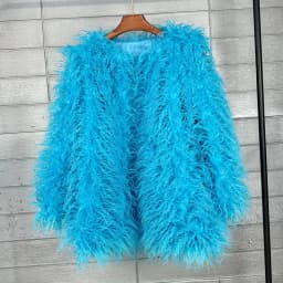 DEAT 2026 Winter Winter Fashion Imitation Fur Coat For Women Loose Solid Color O-neck Long Sleeve Warm Jacket Female 11A06488