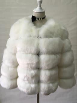 2025 Winter Women's Faux Fur Coar Plaid Solid Long Hair Artificial Fur Jacket For Female Comfortable Lady Faux Fox Fur Jacket