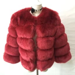 2025 Winter Women's Faux Fur Coar Plaid Solid Long Hair Artificial Fur Jacket For Female Comfortable Lady Faux Fox Fur Jacket