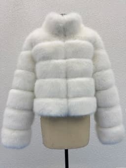 ZADORIN Elegant Stand Collar Long Sleeve Fluffy Faux Fur Coat Woman Clothing Thicken Faux Fur Jackets Winter Coats for Woman Top