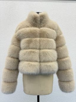ZADORIN Elegant Stand Collar Long Sleeve Fluffy Faux Fur Coat Woman Clothing Thicken Faux Fur Jackets Winter Coats for Woman Top