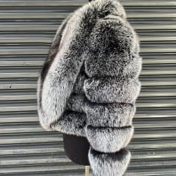Luxury Faux Fox Fur Cropped Coat for Women Winter Elegant Long Sleeve Fluffy Plush Jackets Female Solid Color Warm Fur Outerwear