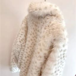Winter Women Milky Leopard Dot Hairy Faux Fur Coat Lapel Collar Long Sleeve Shaggy Jacket Ladies Loose Straight Short Outerwear