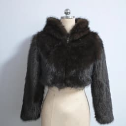 Fashion Women's Hooded Faux Fur Coat Autumn Winter 2026 Warm Fluffy Short Jacket Female Loose Long Sleeve Plush Outerwear
