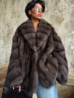 Fashion Fluffy Faux Fur Coat Women Lapel Long Sleeve Loose Pleated Jackets New Winter Warm Female Chic High Street Outerwear