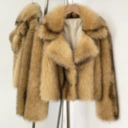 Mumaroho 2026 Winter Autumn Women Faux Fur Jacket Coat Striped Long Sleeve Thick Warm Outwear Fluffy Coat For Women