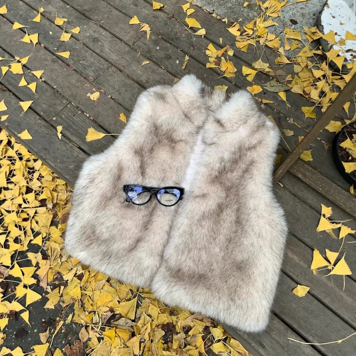 Women Faux Fur Short Coats Jackets Stand Collar Sleeveless Coat Thick Warm Y2k Streetwear Jacket Elegant Outerwear Autumn Winter
