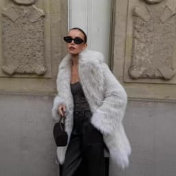 Furry Coat Women Warm Long Sleeve Loose Jacket Turn Down Collar Cardigan Solid Thick Faux Fur Coats Elegant Autumn Winter