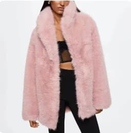 Furry Coat Women Warm Long Sleeve Loose Jacket Turn Down Collar Cardigan Solid Thick Faux Fur Coats Elegant Autumn Winter