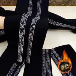Four Seasons High Waist Stretch Women Leggings All-match Shiny Hot Diamonds Skinny Pants Thicken Fleece Ankle-length Leggings