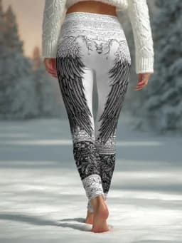 Women's Leggings Fashion 3D Print Stretchy Workout Leggings Slim Tights Sexy Yoga Pants Trendy Cool Trousers Fashion Clothes