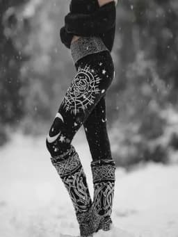 Women's Leggings Fashion 3D Print Stretchy Workout Leggings Slim Tights Sexy Yoga Pants Trendy Cool Trousers Fashion Clothes