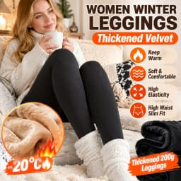 1-4Pair Women Winter Leggings Warm Leggins High Waist Solid Color Velvet Women Thickened Velvet Leggings Stretchy Black Leggings